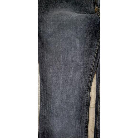 Y2K Zana Di Flare Bootcut Jeans Womens Size 16 Charcoal Gray Denim Stretch Retro - Picture 6 of 10